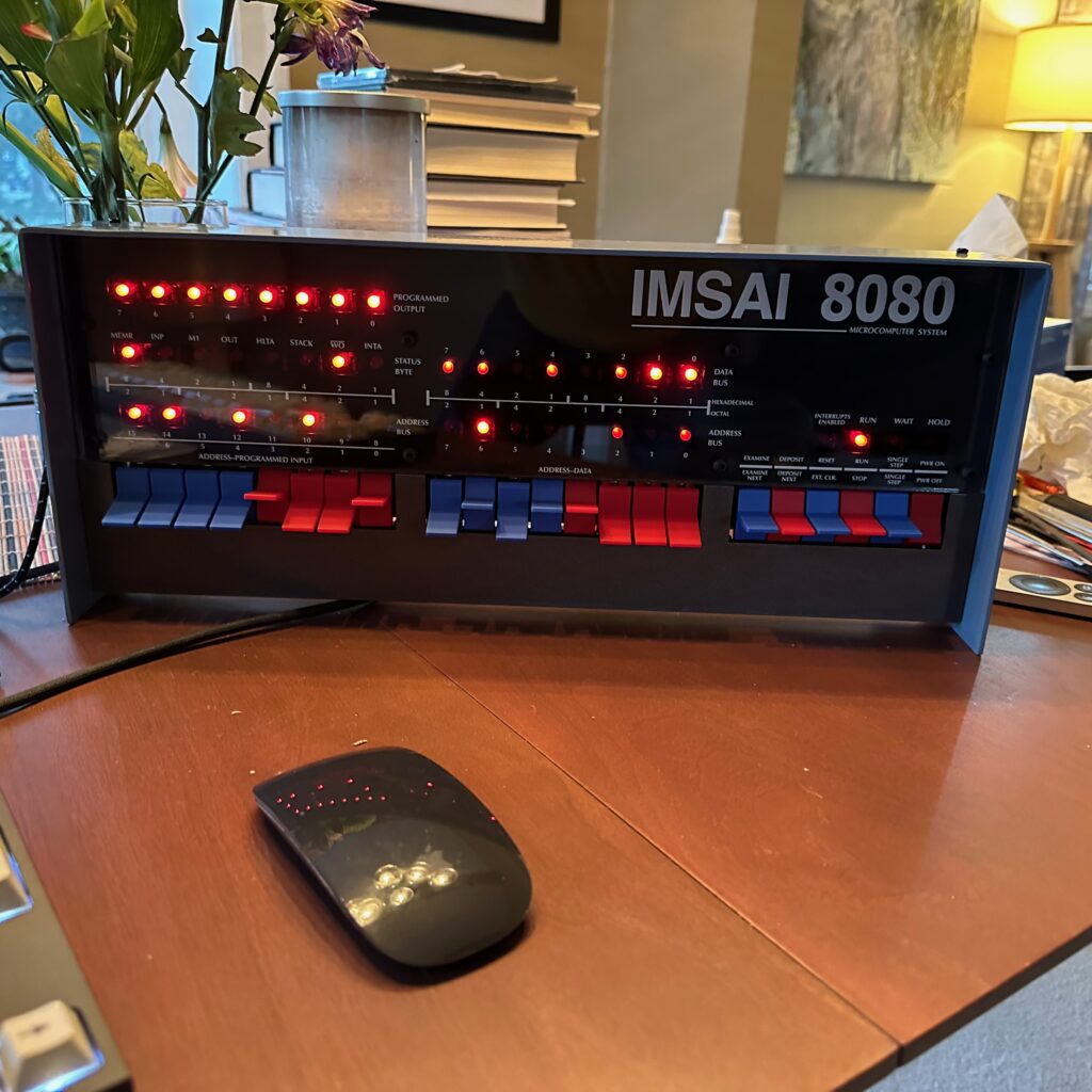 IMSAI 8080 replica built by the author.